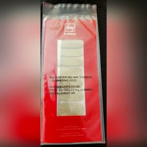 fmg Glimmering Gold Gel Nail Stickers-14 stickers